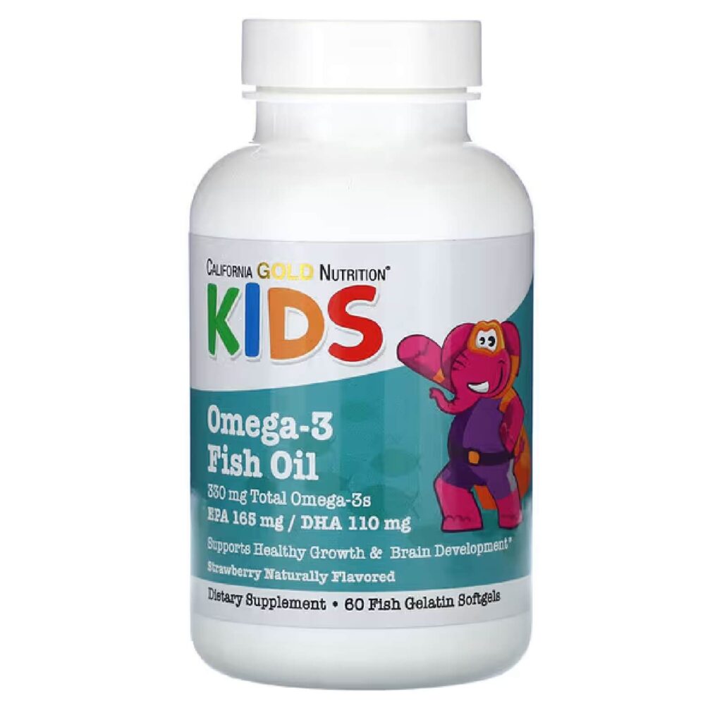 California Gold Nutrition, 兒童 Omega-3 魚油