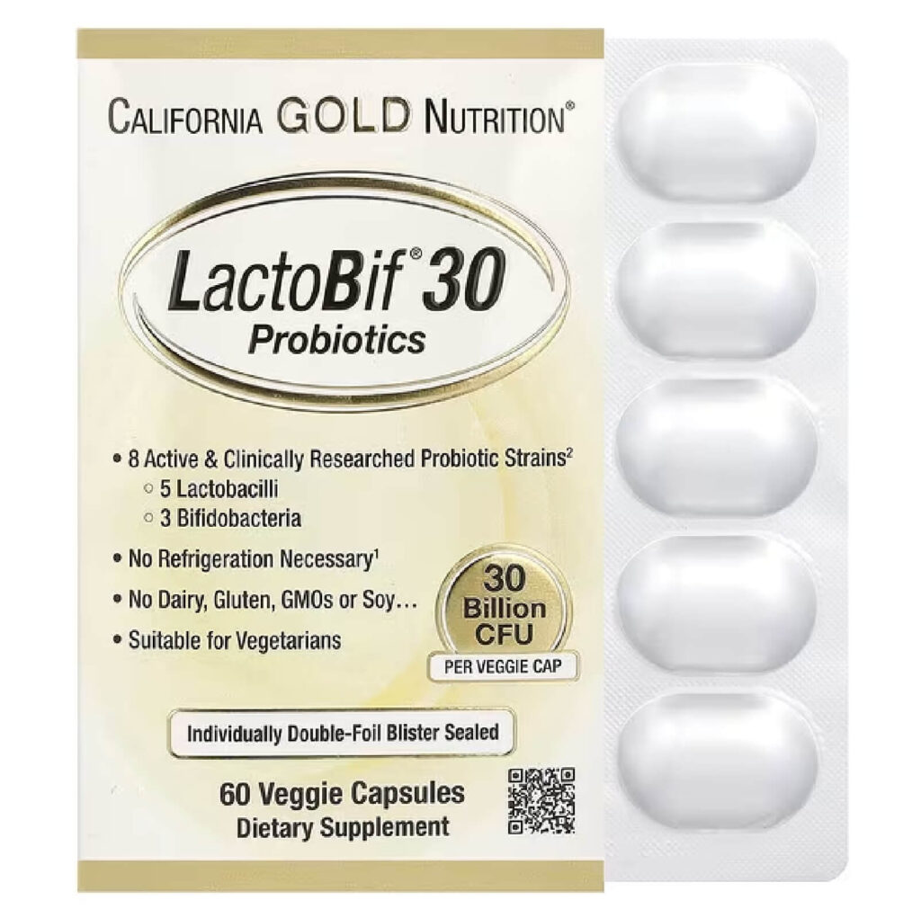 California Gold Nutrition, LactoBif 30，300 億 CFU